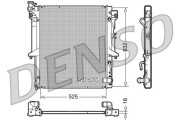 DRM45018 DENSO chladič motora DRM45018 DENSO