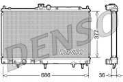 DRM45026 DENSO chladič motora DRM45026 DENSO