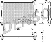 DRM45033 DENSO chladič motora DRM45033 DENSO