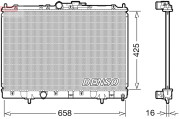 DRM45051 DENSO chladič motora DRM45051 DENSO