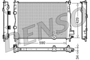 DRM46018 Chladič, chlazení motoru DENSO