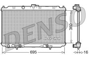 DRM46024 DENSO chladič motora DRM46024 DENSO