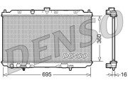 DRM46025 Chladič, chlazení motoru DENSO