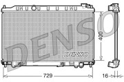 DRM46033 DENSO chladič motora DRM46033 DENSO
