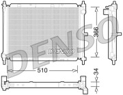 DRM46038 DENSO chladič motora DRM46038 DENSO