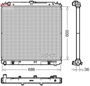 DRM46042 DENSO chladič motora DRM46042 DENSO