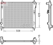 DRM46075 DENSO chladič motora DRM46075 DENSO