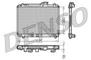 DRM47002 DENSO chladič motora DRM47002 DENSO