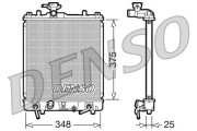 DRM47009 Chladič, chlazení motoru DENSO