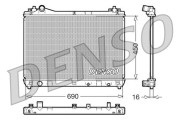 DRM47011 DENSO chladič motora DRM47011 DENSO