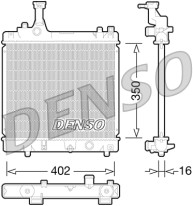 DRM47026 Chladič, chlazení motoru DENSO