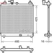 DRM47042 DENSO chladič motora DRM47042 DENSO