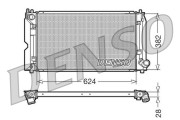 DRM50012 DENSO chladič motora DRM50012 DENSO