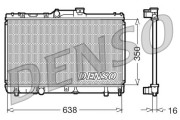 DRM50013 Chladič, chlazení motoru DENSO