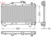 DRM50031 Chladič, chlazení motoru DENSO