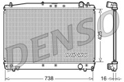 DRM50033 DENSO chladič motora DRM50033 DENSO