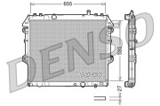 DRM50039 DENSO chladič motora DRM50039 DENSO