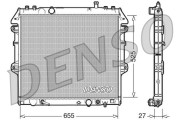 DRM50045 DENSO chladič motora DRM50045 DENSO