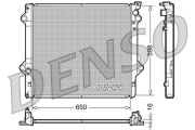 DRM50048 DENSO chladič motora DRM50048 DENSO