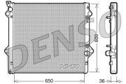 DRM50049 Chladič, chlazení motoru DENSO