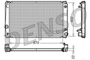 DRM50052 DENSO chladič motora DRM50052 DENSO