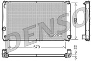 DRM50053 DENSO chladič motora DRM50053 DENSO