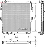 DRM50084 DENSO chladič motora DRM50084 DENSO