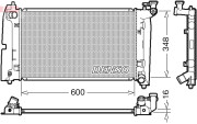 DRM50085 Chladič, chlazení motoru DENSO