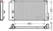 DRM50087 DENSO chladič motora DRM50087 DENSO