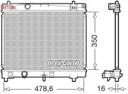 DRM50103 Chladič, chlazení motoru DENSO