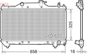 DRM50131 Chladič, chlazení motoru DENSO