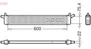 DRM50136 Chladič, chlazení motoru DENSO