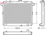 DRM50139 DENSO chladič motora DRM50139 DENSO