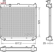 DRM50141 Chladič, chlazení motoru DENSO