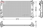 DRM50150 DENSO chladič motora DRM50150 DENSO