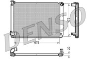 DRM51005 Chladič, chlazení motoru DENSO