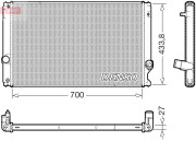 DRM51019 DENSO chladič motora DRM51019 DENSO