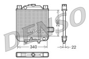 DRM99006 Chladič, chlazení motoru DENSO