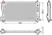 DRM99012 Chladič, chlazení motoru DENSO