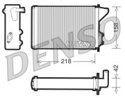 DRR09040 DENSO výmenník tepla vnútorného kúrenia DRR09040 DENSO