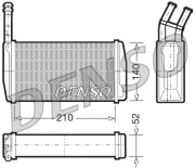 DRR10011 DENSO výmenník tepla vnútorného kúrenia DRR10011 DENSO