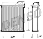 DRR23012 DENSO výmenník tepla vnútorného kúrenia DRR23012 DENSO