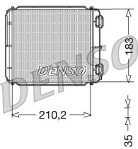 DRR23018 Výměník tepla, vnitřní vytápění DENSO