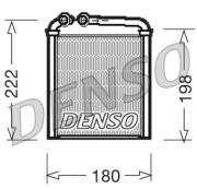 DRR32005 Výměník tepla, vnitřní vytápění DENSO