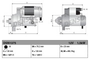 DSN1375 Startér DENSO