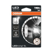 6413DWP-01B žárovka Osram LEDriving SL C5W délka 41 mm Studeně bílá 6000K 12V jeden kus v balení 6413DWP-01B OSRAM