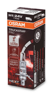 64155TSP OSRAM Žárovka H1 (řada TRUCKSTAR PRO) | 24V 70W | 64155TSP OSRAM