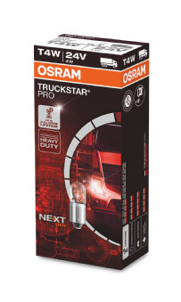 3930TSP OSRAM Žárovka T4W (řada TRUCKSTAR PRO) | 24V 4W | 3930TSP OSRAM