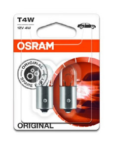 3893-02B OSRAM Žárovka (2ks) T4W (řada ORIGINAL - METAL BASE) | 12V 4W | 3893-02B OSRAM