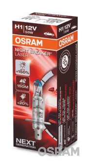 64150NL Zarovka, dalkovy svetlomet NIGHT BREAKER® LASER next generation OSRAM